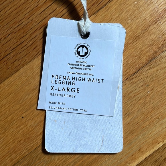 Satva Organic XL Leggings. New. - Picture 4 of 4